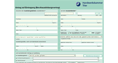 Desktop Screenshot of hwk-trier.odav.de