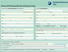 Tablet Screenshot of hwk-trier.odav.de